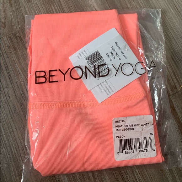 Beyond yoga Heather Rib High Waist Midi Legging pesoh - Picture 6 of 6